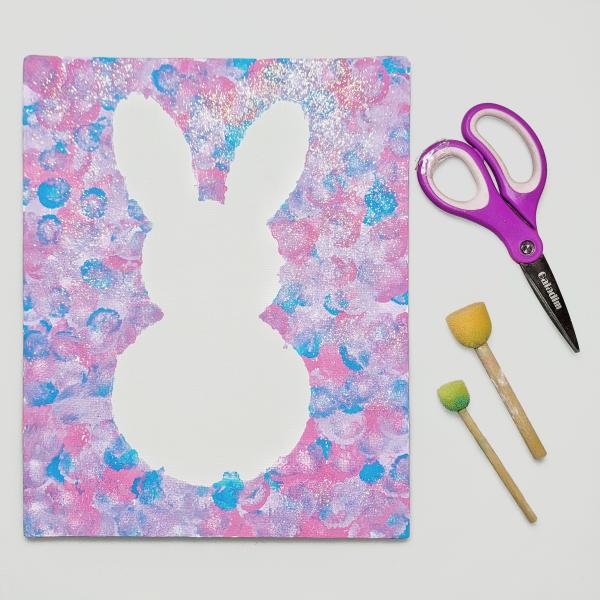 Paint Resist Easter Bunny Kids Art Box