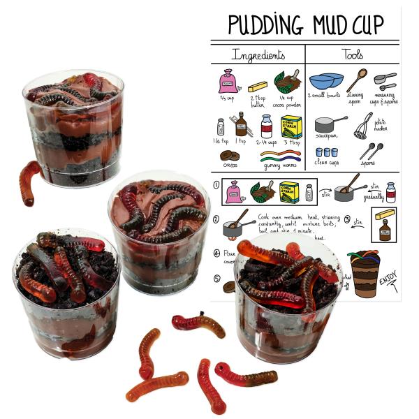 Pudding Mud Cup Visual Recipe