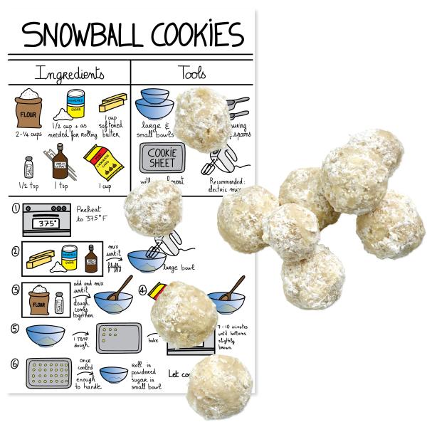 Snowball Cookies Visual Recipe