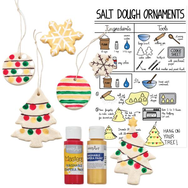 montessori Salt Dough Ornaments Visual Recipe