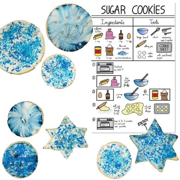 Sugar cookie visual recipe